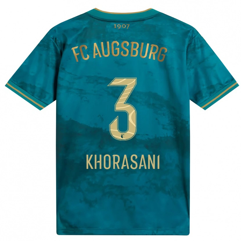 Danxen Mulher Camisola Ahmad Khorasani #3 Verde Marrom Alternativa 2026/27 Camisa Brasil