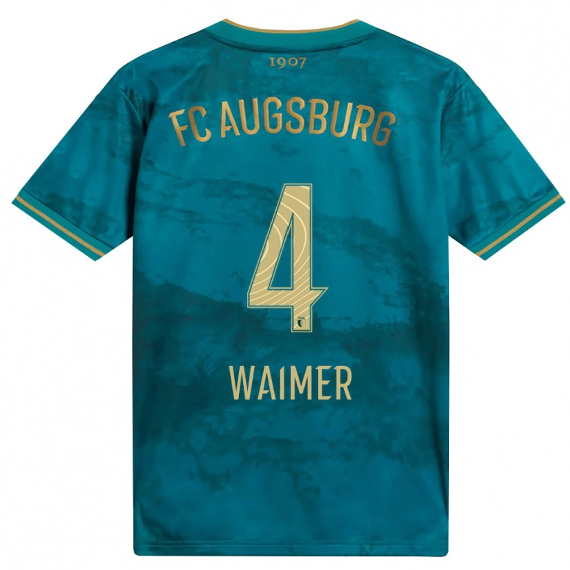 Danxen Mulher Camisola Johannes Waimer #4 Verde Marrom Alternativa 2026/27 Camisa Brasil