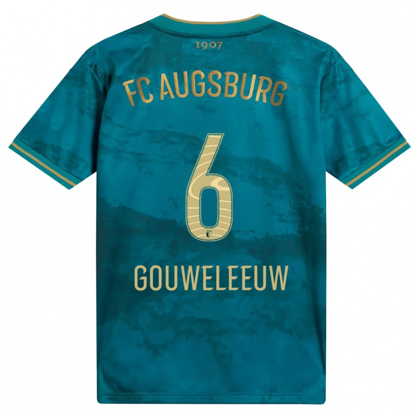 Danxen Mulher Camisola Jeffrey Gouweleeuw #6 Verde Marrom Alternativa 2026/27 Camisa Brasil