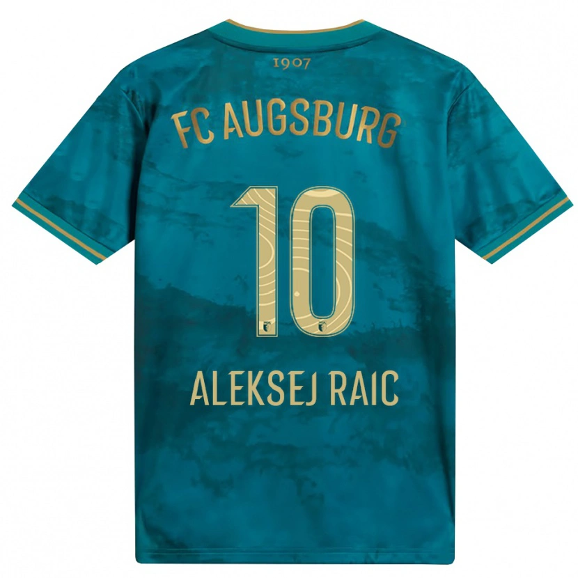 Danxen Mulher Camisola Neven Aleksej Raic #10 Verde Marrom Alternativa 2026/27 Camisa Brasil