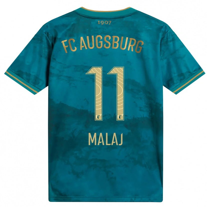 Danxen Mulher Camisola Aris Malaj #11 Verde Marrom Alternativa 2026/27 Camisa Brasil
