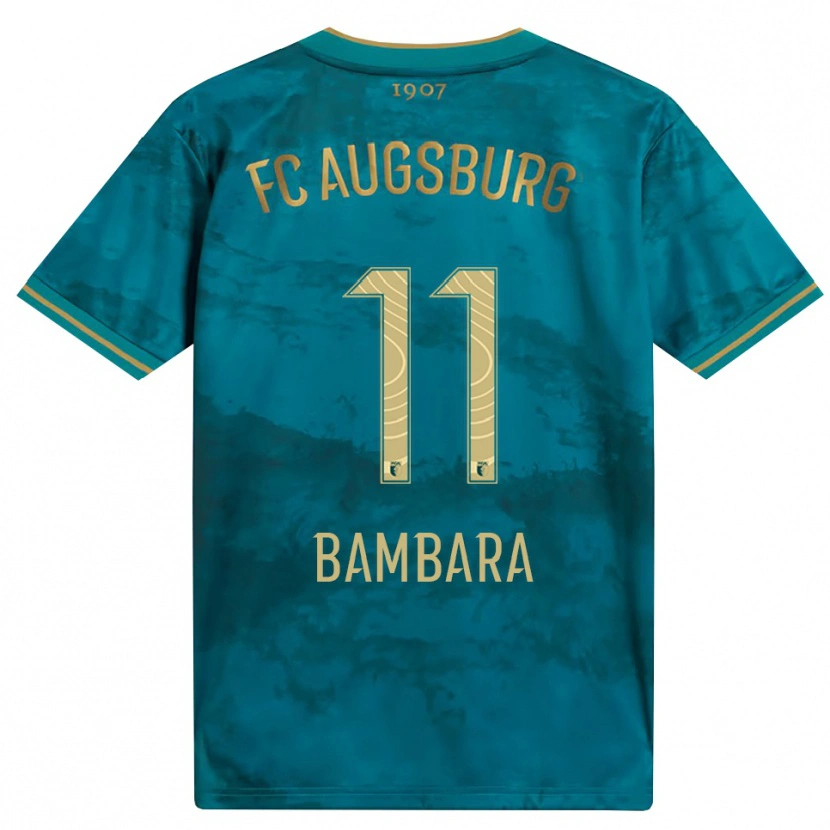 Danxen Mulher Camisola Jermaine Bambara #11 Verde Marrom Alternativa 2026/27 Camisa Brasil