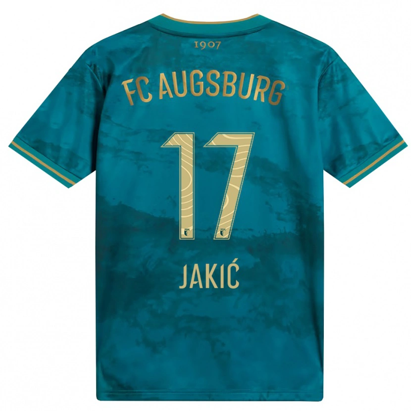 Danxen Mulher Camisola Kristijan Jakic #17 Verde Marrom Alternativa 2026/27 Camisa Brasil