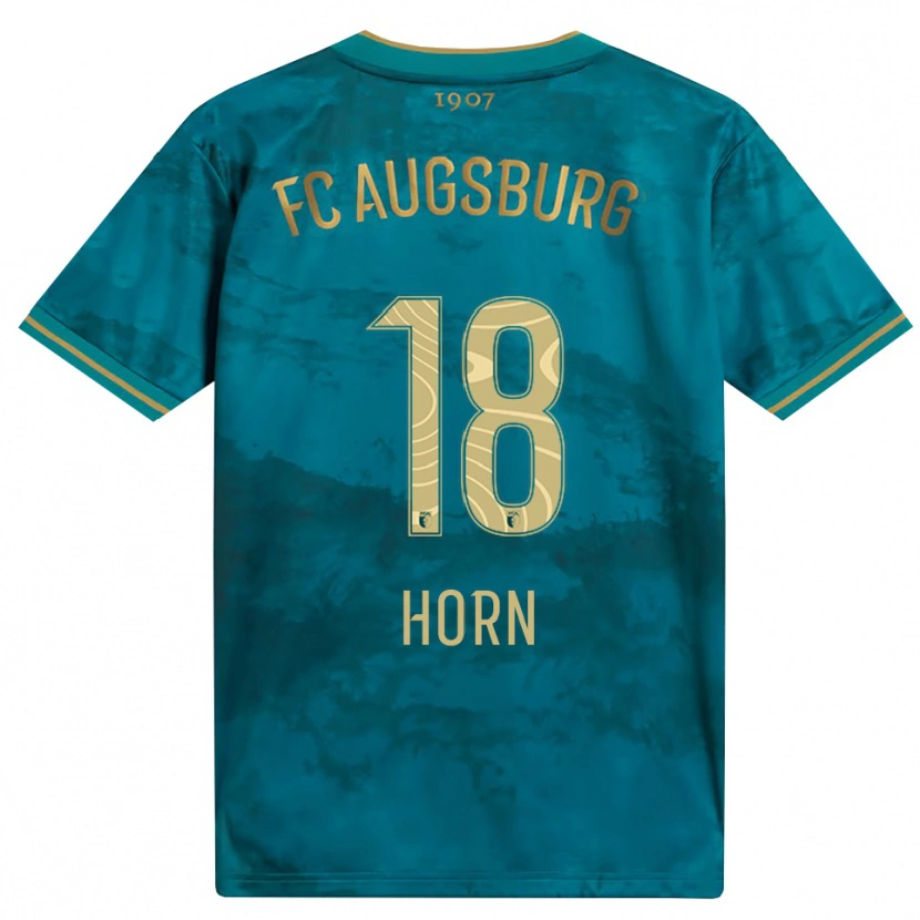 Danxen Mulher Camisola Tobias Horn #18 Verde Marrom Alternativa 2026/27 Camisa Brasil
