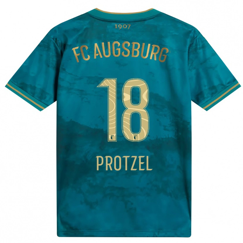 Danxen Mulher Camisola Ann-Sophie Protzel #18 Verde Marrom Alternativa 2026/27 Camisa Brasil