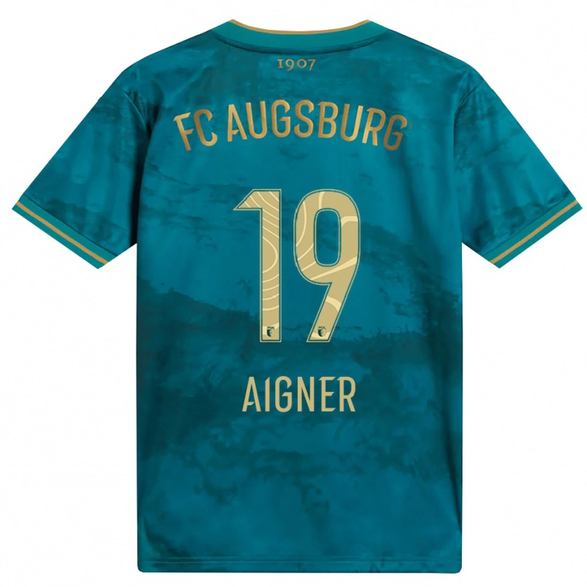 Danxen Mulher Camisola Lukas Aigner #19 Verde Marrom Alternativa 2026/27 Camisa Brasil