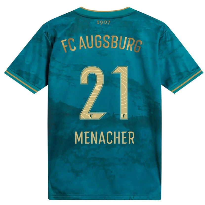 Danxen Mulher Camisola Anton Menacher #21 Verde Marrom Alternativa 2026/27 Camisa Brasil