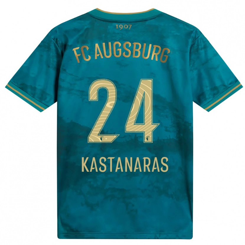 Danxen Mulher Camisola Thomas Kastanaras #24 Verde Marrom Alternativa 2026/27 Camisa Brasil
