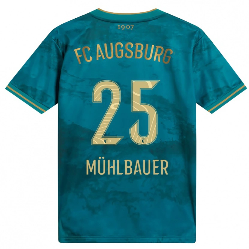 Danxen Mulher Camisola Simon Mühlbauer #25 Verde Marrom Alternativa 2026/27 Camisa Brasil