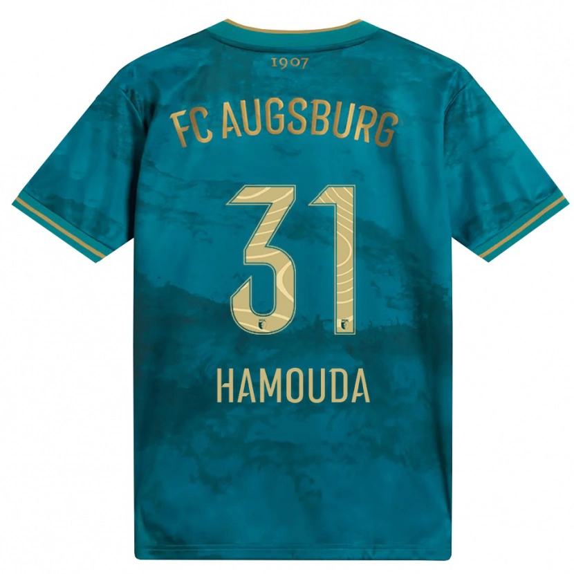 Danxen Mulher Camisola Hania Hamouda #31 Verde Marrom Alternativa 2026/27 Camisa Brasil