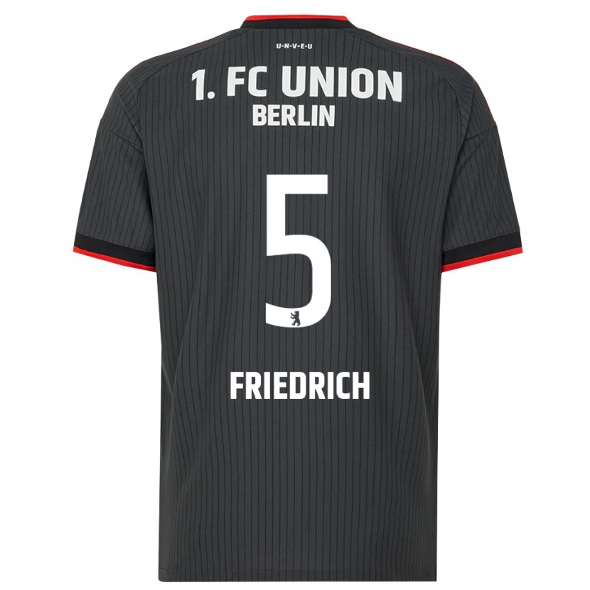 Danxen Mulher Camisola Marvin Friedrich #5 Preto Branco Vermelho Alternativa 2026/27 Camisa Brasil