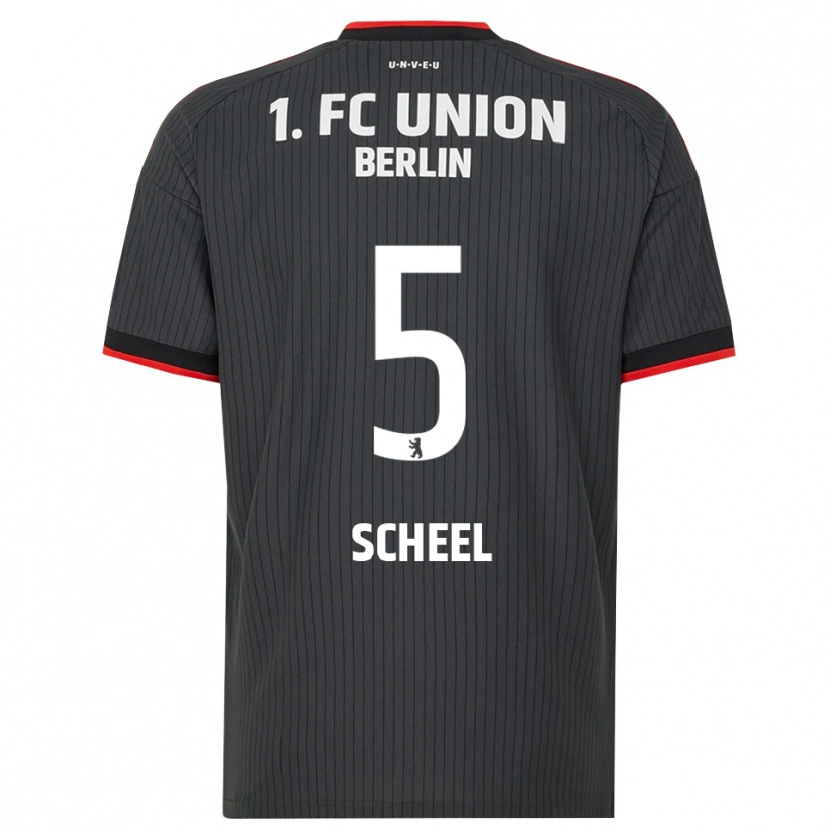 Danxen Mulher Camisola Luca Scheel #5 Preto Branco Vermelho Alternativa 2026/27 Camisa Brasil