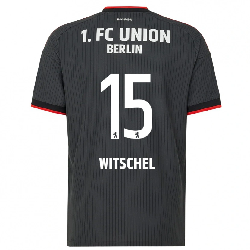 Danxen Mulher Camisola Maxim Witschel #15 Preto Branco Vermelho Alternativa 2026/27 Camisa Brasil