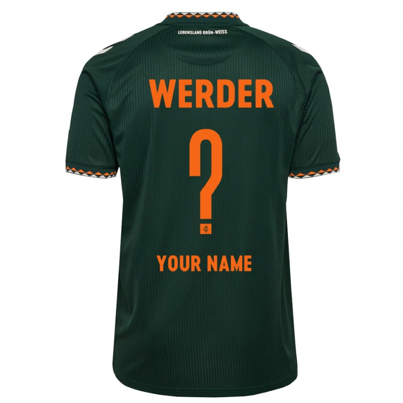 Danxen Mulher Camisola Seu Nome #0 Verde Escuro Laranja Branco Alternativa 2026/27 Camisa Brasil
