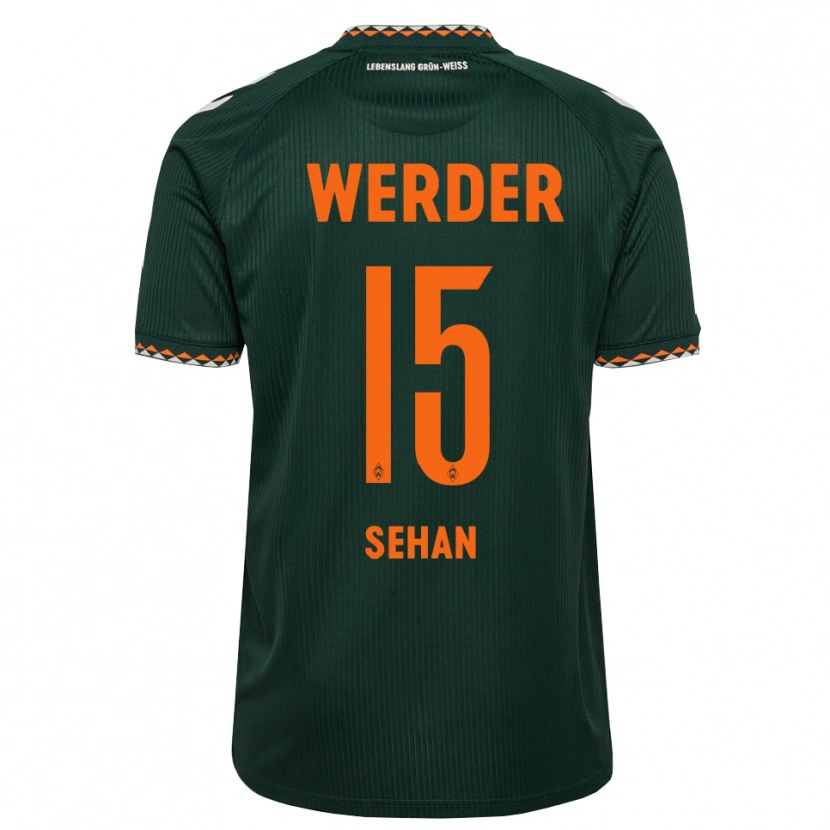 Danxen Mulher Camisola Jasmin Sehan #15 Verde Escuro Laranja Branco Alternativa 2026/27 Camisa Brasil
