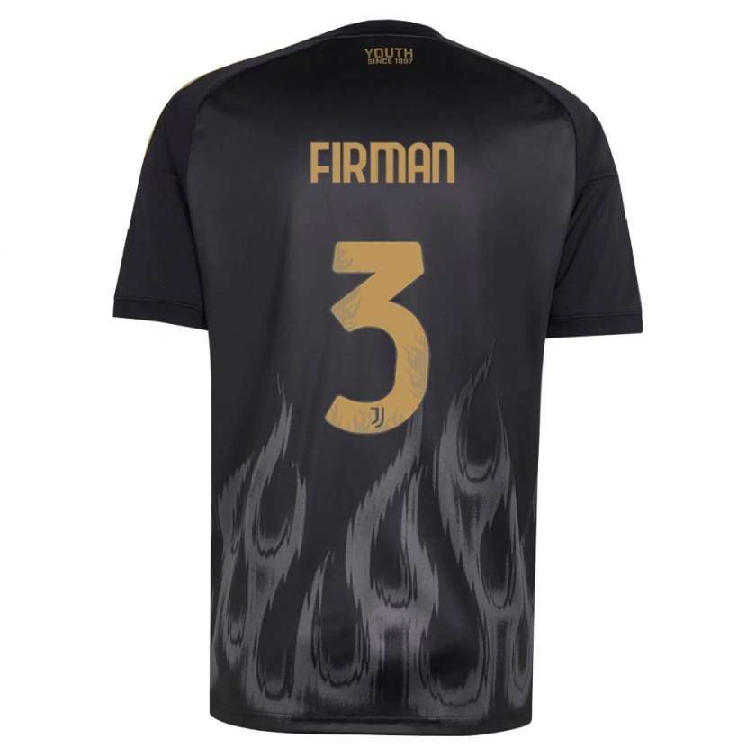 Danxen Mulher Camisola Andriy Firman #3 Preto Marrom Terceiro 2026/27 Camisa Brasil