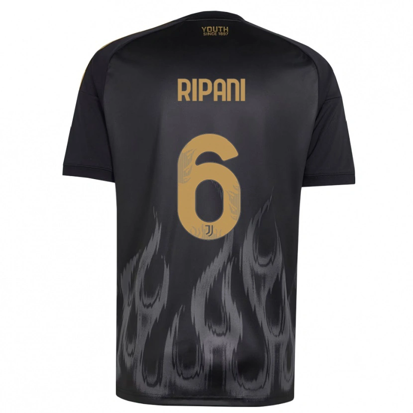Danxen Mulher Camisola Diego Ripani #6 Preto Marrom Terceiro 2026/27 Camisa Brasil