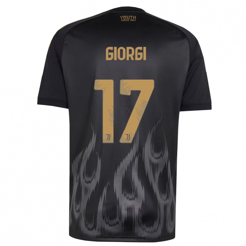 Danxen Mulher Camisola Lorenzo Giorgi #17 Preto Marrom Terceiro 2026/27 Camisa Brasil