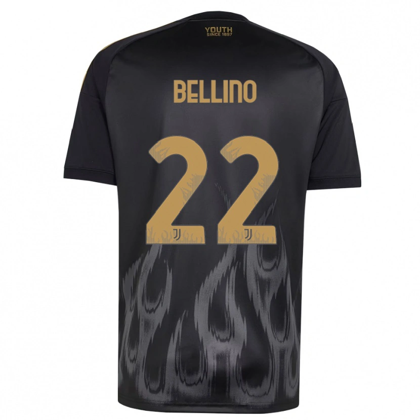 Danxen Mulher Camisola Filippo Bellino #22 Preto Marrom Terceiro 2026/27 Camisa Brasil