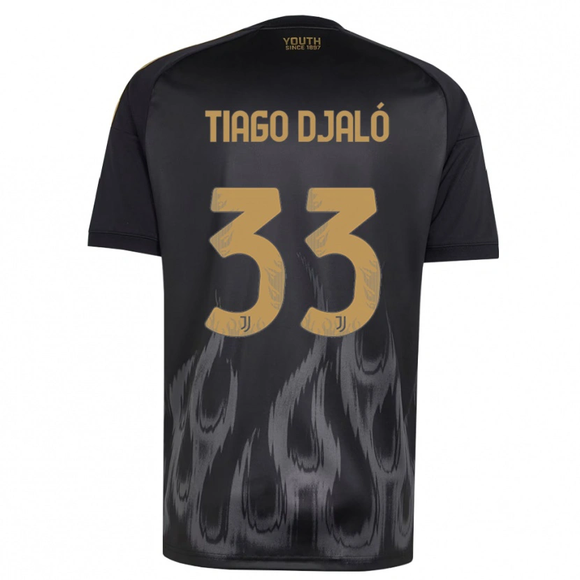 Danxen Mulher Camisola Tiago Djalo #33 Preto Marrom Terceiro 2026/27 Camisa Brasil