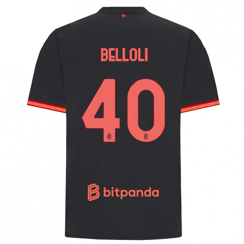 Danxen Mulher Camisola Sofia Belloli #40 Preto Vermelho Terceiro 2026/27 Camisa Brasil