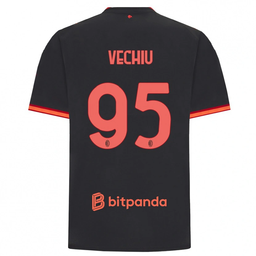 Danxen Mulher Camisola Christian Vechiu #95 Preto Vermelho Terceiro 2026/27 Camisa Brasil