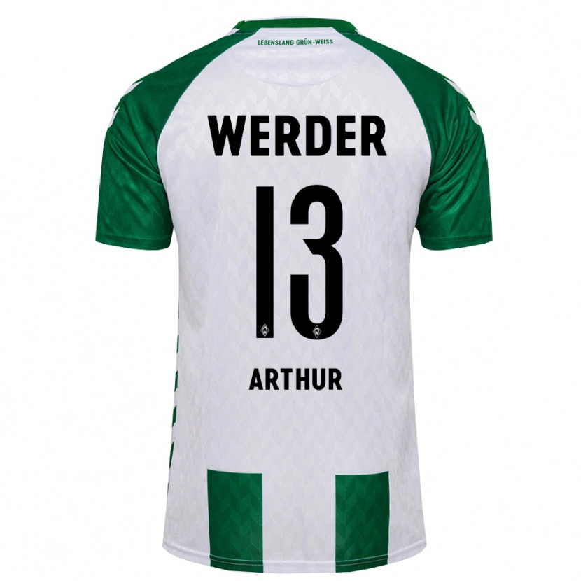 Danxen Mulher Camisola Arthur Augusto De Matos Soares #13 Verde Branco Principal 2026/27 Camisa Brasil