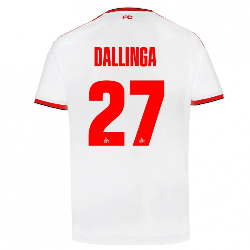 Danxen Criança Camisola Thijs Dallinga #27 Branco Vermelho Preto Principal 2026/27 Camisa Brasil