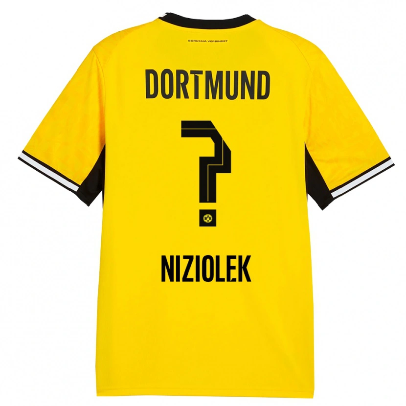 Danxen Criança Camisola Alex Niziolek #0 Amarelo Preto Branco Principal 2026/27 Camisa Brasil