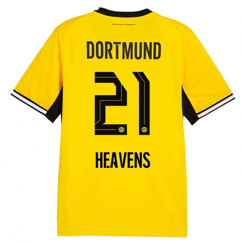 Danxen Criança Camisola Lukas Heavens #21 Amarelo Preto Branco Principal 2026/27 Camisa Brasil