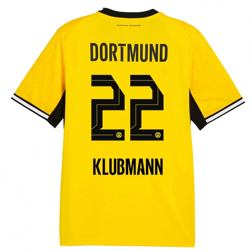 Danxen Criança Camisola Leon Klubmann #22 Amarelo Preto Branco Principal 2026/27 Camisa Brasil
