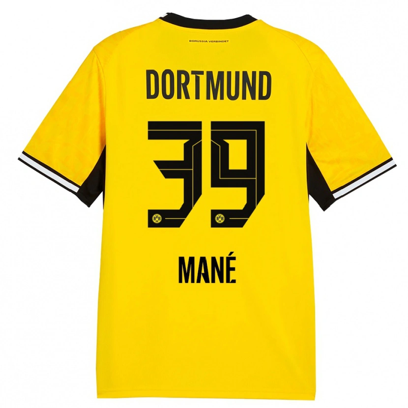 Danxen Criança Camisola Filippo Mane #39 Amarelo Preto Branco Principal 2026/27 Camisa Brasil