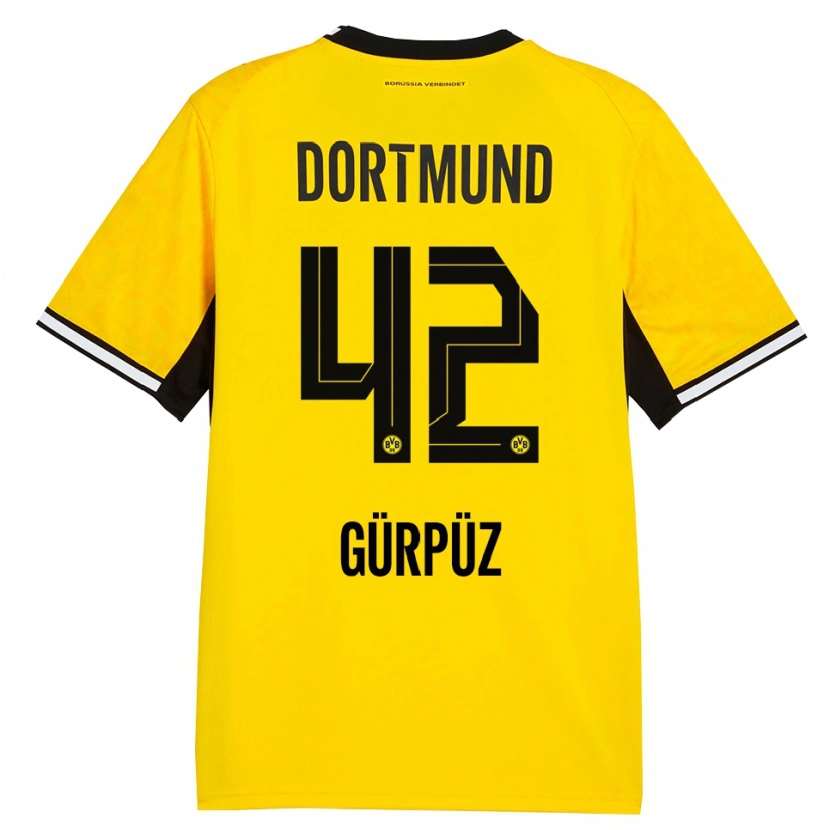 Danxen Criança Camisola Goktan Gurpuz #42 Amarelo Preto Branco Principal 2026/27 Camisa Brasil