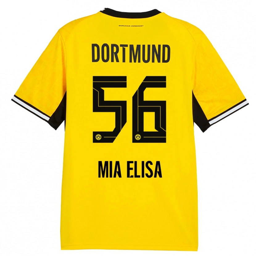 Danxen Criança Camisola Bomnuter Mia Elisa #56 Amarelo Preto Branco Principal 2026/27 Camisa Brasil