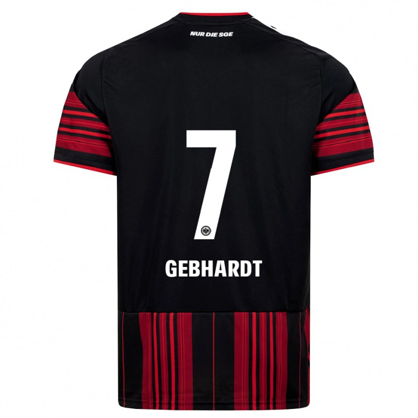 Danxen Criança Camisola Luca Gebhardt #7 Preto Vermelho Branco Principal 2026/27 Camisa Brasil