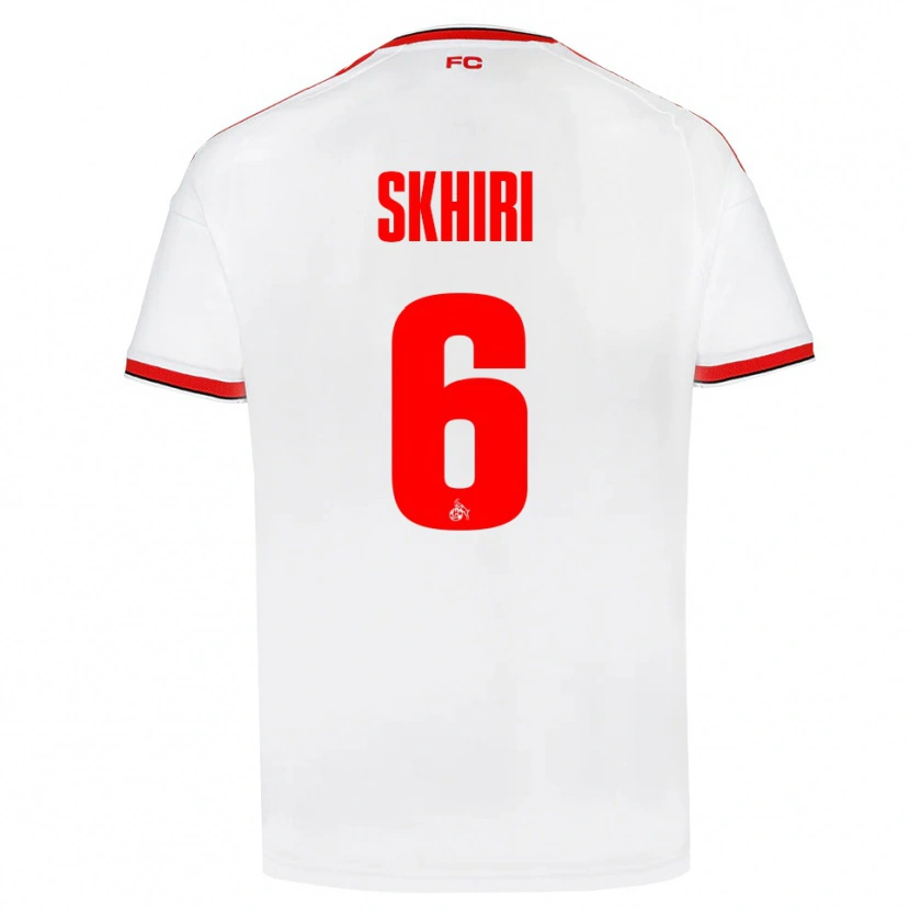 Danxen Criança Camisola Ellyes Skhiri #6 Branco Vermelho Preto Principal 2026/27 Camisa Brasil