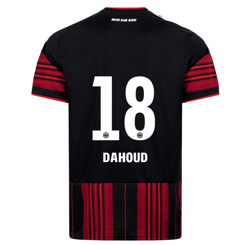 Danxen Criança Camisola Mahmoud Dahoud #18 Preto Vermelho Branco Principal 2026/27 Camisa Brasil