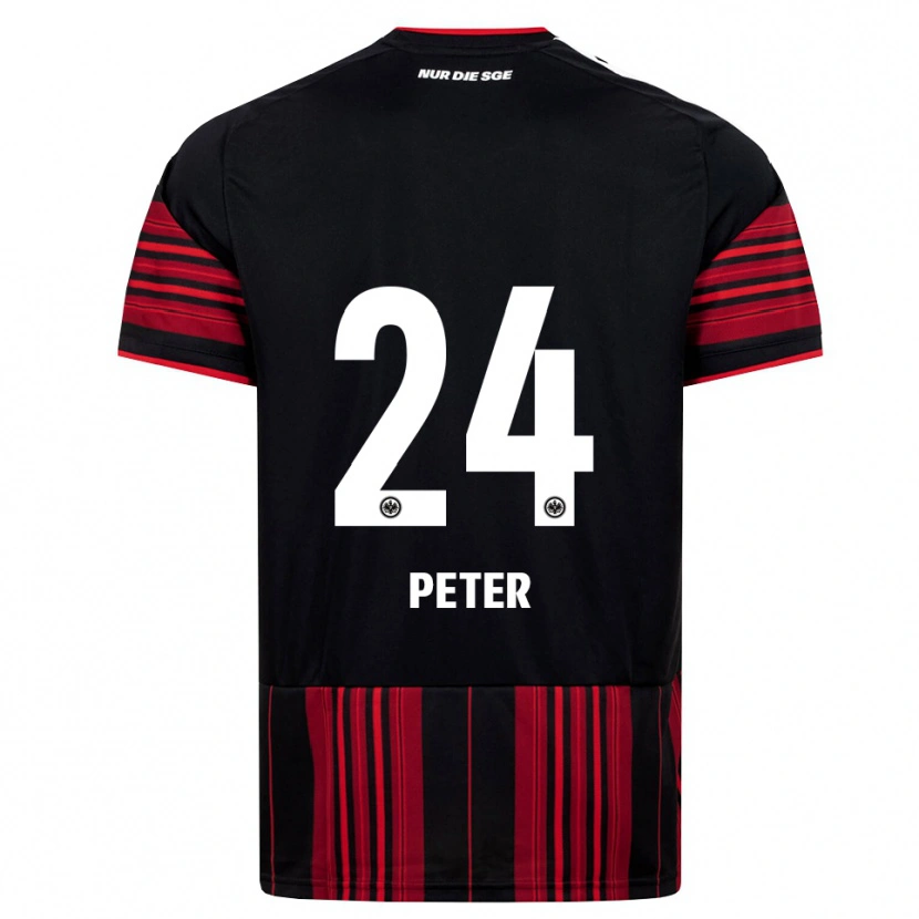 Danxen Criança Camisola Nicolas Peter #24 Preto Vermelho Branco Principal 2026/27 Camisa Brasil