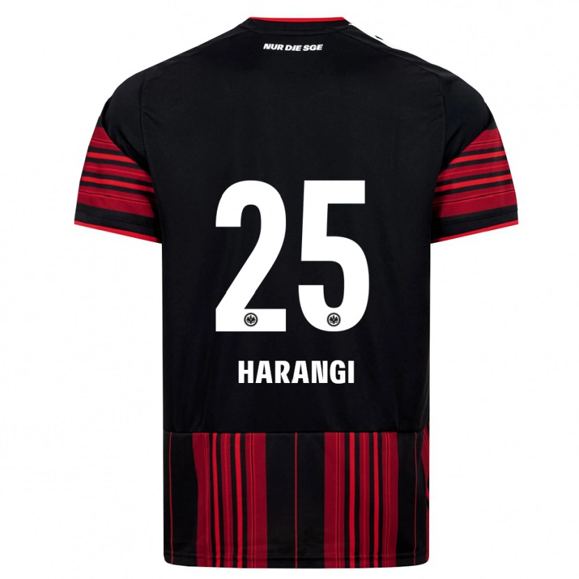 Danxen Criança Camisola Aiden Harangi #25 Preto Vermelho Branco Principal 2026/27 Camisa Brasil