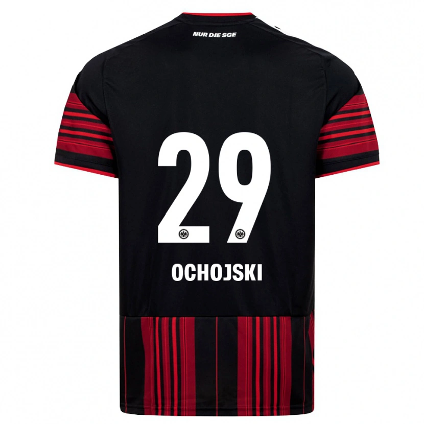 Danxen Criança Camisola Nico Ochojski #29 Preto Vermelho Branco Principal 2026/27 Camisa Brasil