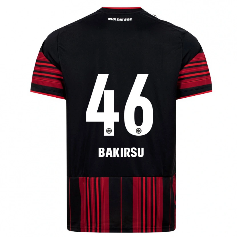 Danxen Criança Camisola Hüseyin Bakirsu #46 Preto Vermelho Branco Principal 2026/27 Camisa Brasil