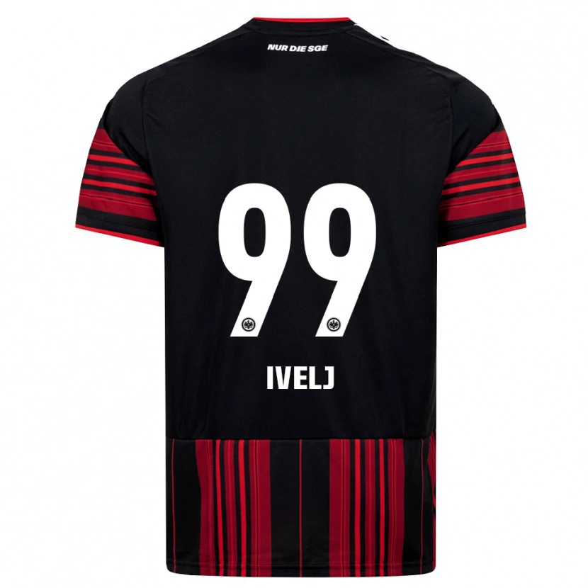 Danxen Criança Camisola Noemi Ivelj #99 Preto Vermelho Branco Principal 2026/27 Camisa Brasil