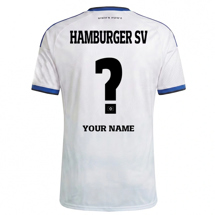 Danxen Criança Camisola Seu Nome #0 Branco Preto Azul Principal 2026/27 Camisa Brasil