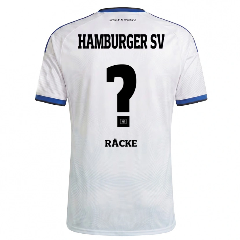 Danxen Criança Camisola Nina Räcke #0 Branco Preto Azul Principal 2026/27 Camisa Brasil