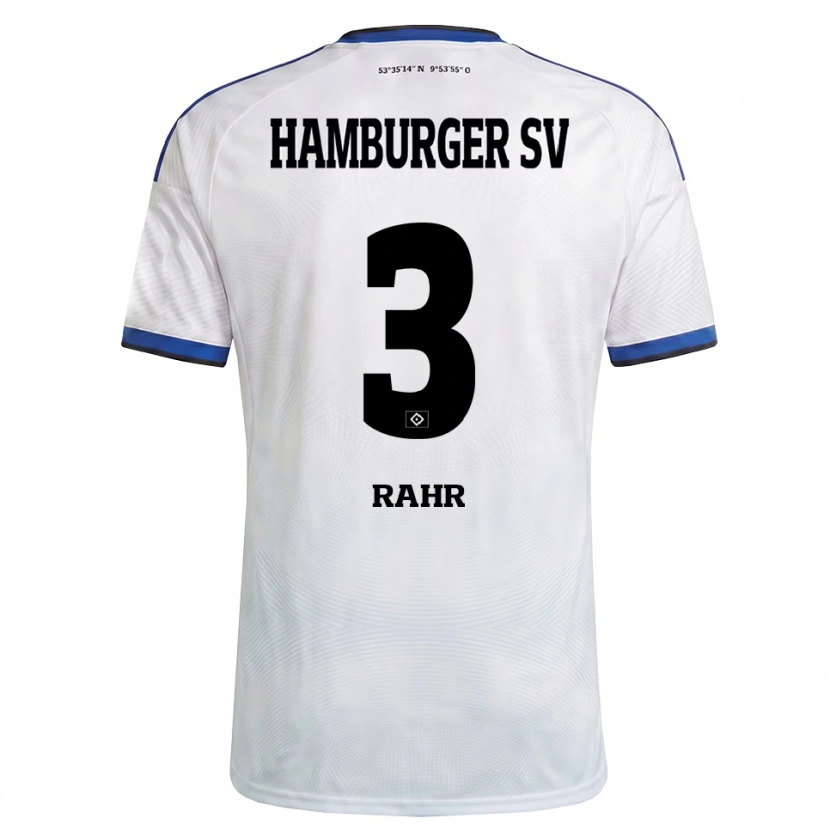 Danxen Criança Camisola Calvin Rahr #3 Branco Preto Azul Principal 2026/27 Camisa Brasil