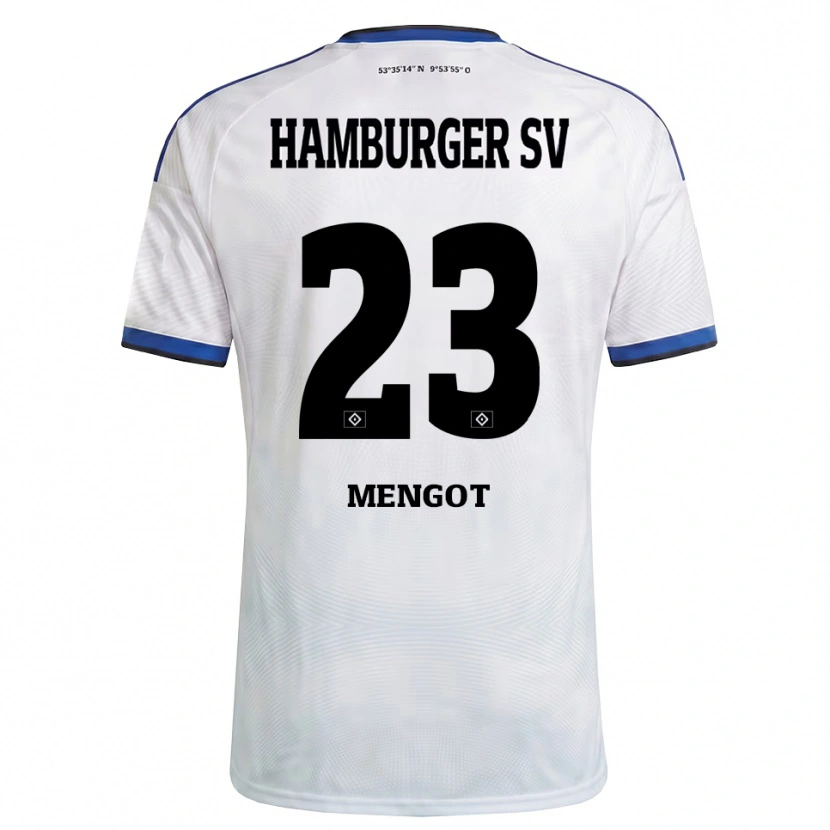 Danxen Criança Camisola Ayukayoh Mengot #23 Branco Preto Azul Principal 2026/27 Camisa Brasil