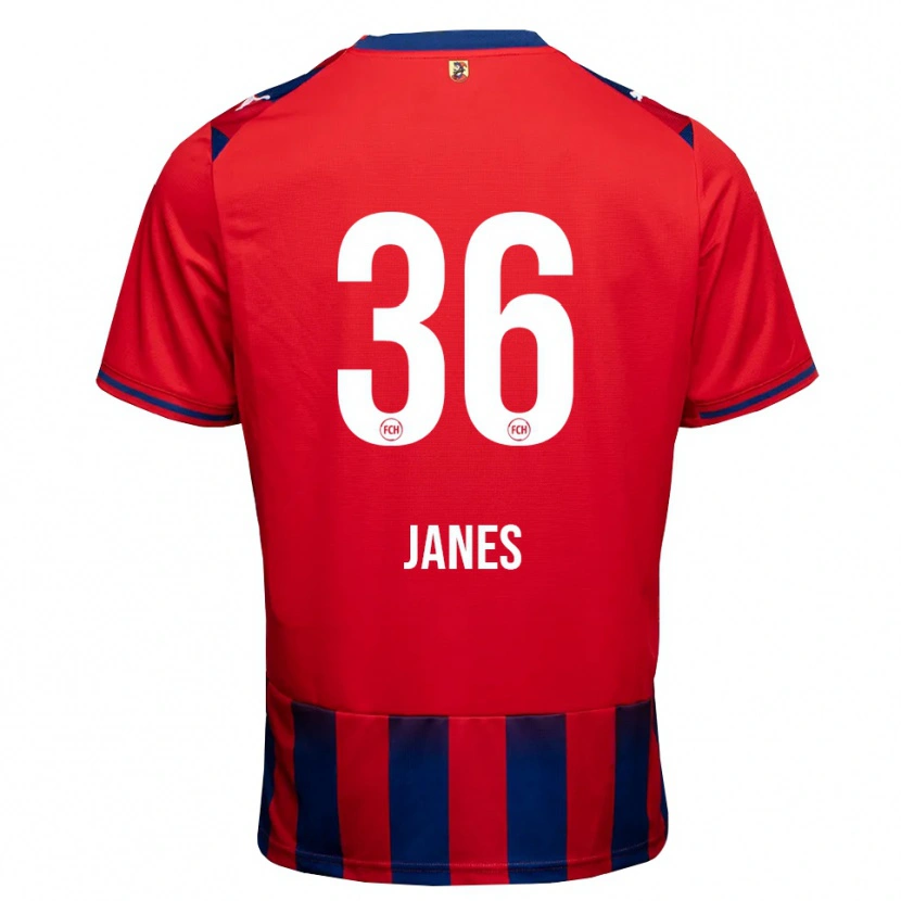 Danxen Criança Camisola Luka Janes #36 Azul Real Branco Vermelho Principal 2026/27 Camisa Brasil