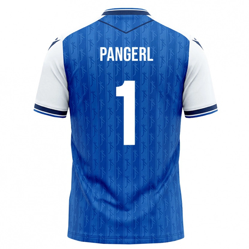 Danxen Criança Camisola Felix Pangerl #1 Azul Real Branco Principal 2026/27 Camisa Brasil