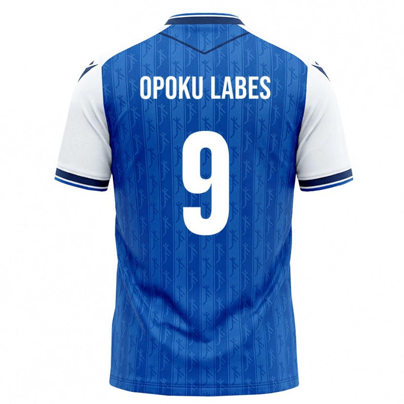 Danxen Criança Camisola Ben Opoku Labes #9 Azul Real Branco Principal 2026/27 Camisa Brasil