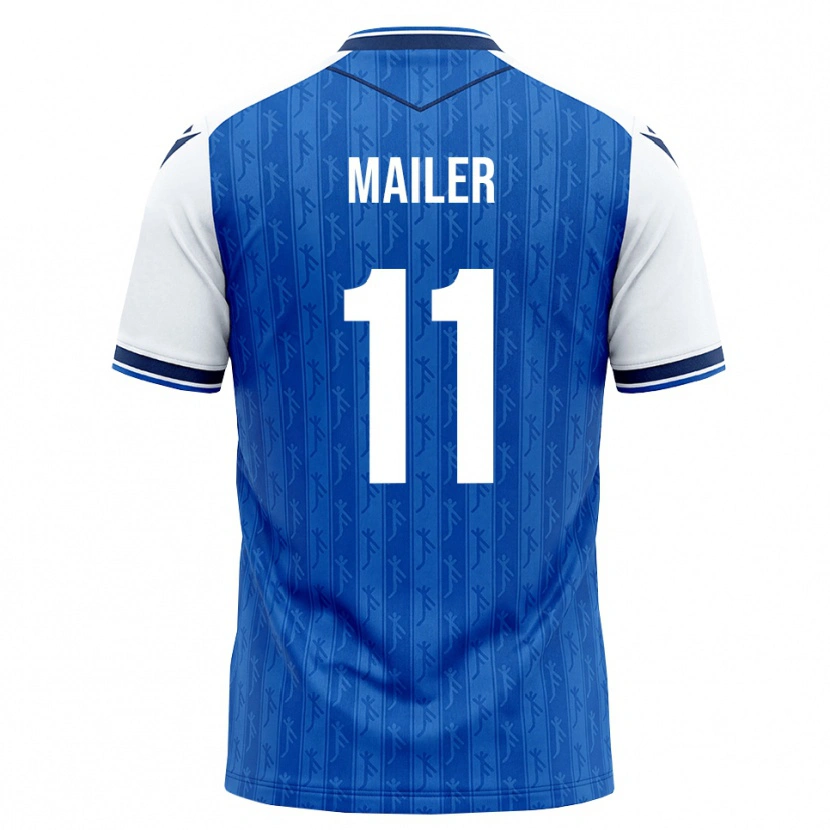 Danxen Criança Camisola Emanuele Mailer #11 Azul Real Branco Principal 2026/27 Camisa Brasil